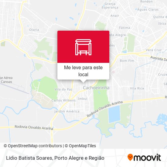 Lídio Batista Soares mapa