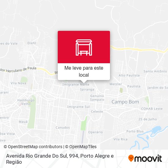 Avenida Rio Grande Do Sul, 994 mapa
