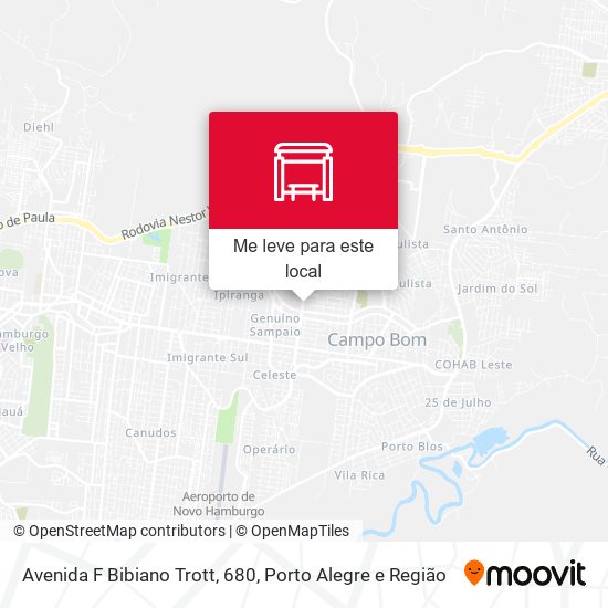 Avenida F Bibiano Trott, 680 mapa