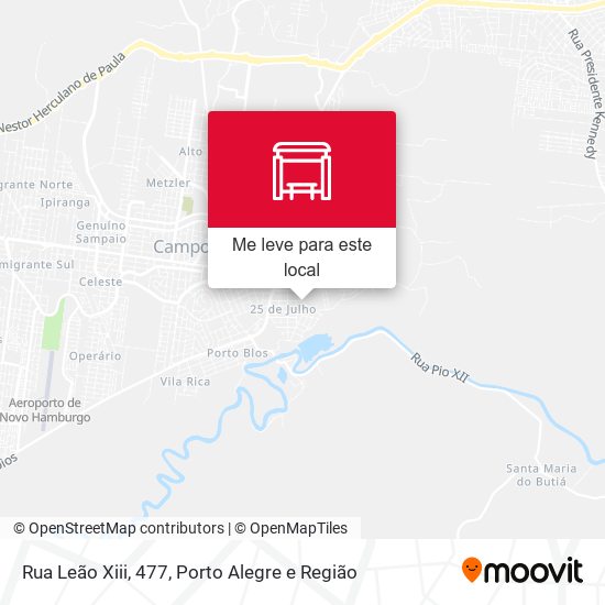Rua Leão Xiii, 477 mapa
