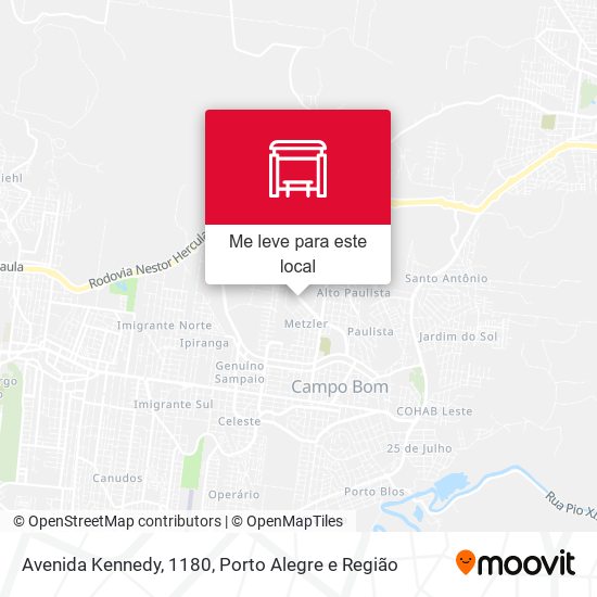 Avenida Kennedy, 1180 mapa