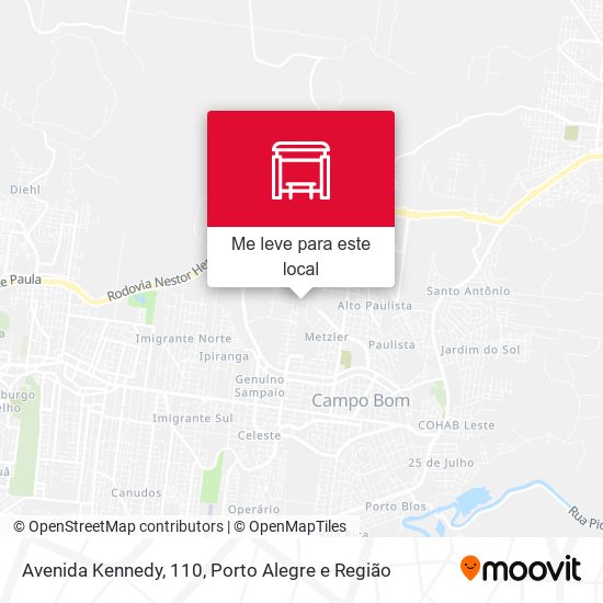Avenida Kennedy, 110 mapa