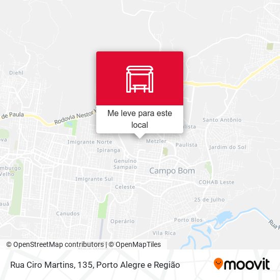 Rua Ciro Martins, 135 mapa