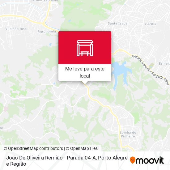 João De Oliveira Remião - Parada 04-A mapa