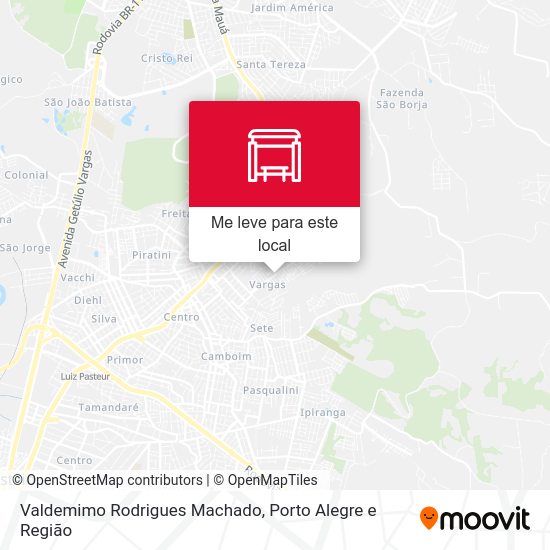 Valdemimo Rodrigues Machado mapa