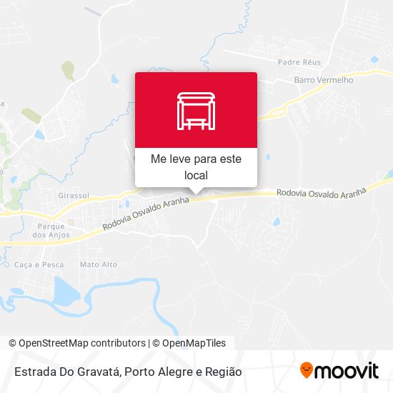 Estrada Do Gravatá mapa