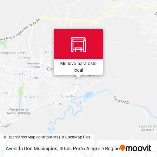 Avenida Dos Municípios, 4055 mapa