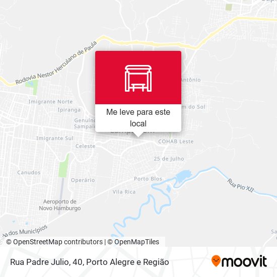 Rua Padre Julio, 40 mapa