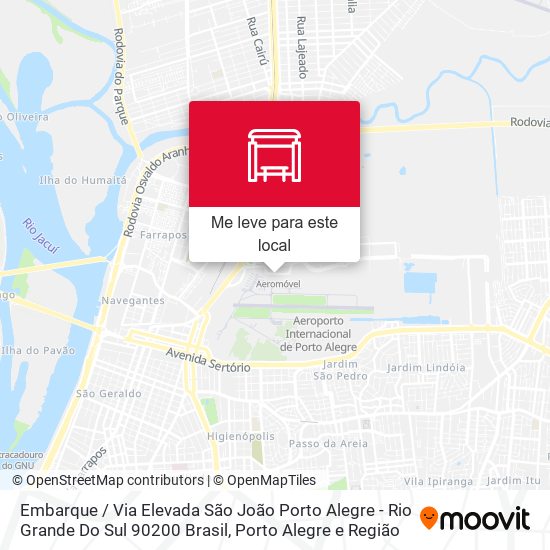 Embarque / Via Elevada São João Porto Alegre - Rio Grande Do Sul 90200 Brasil mapa