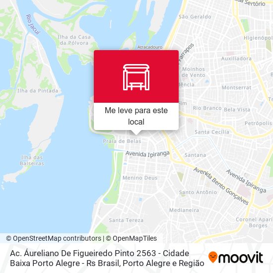 Ac. Áureliano De Figueiredo Pinto 2563 - Cidade Baixa Porto Alegre - Rs Brasil mapa