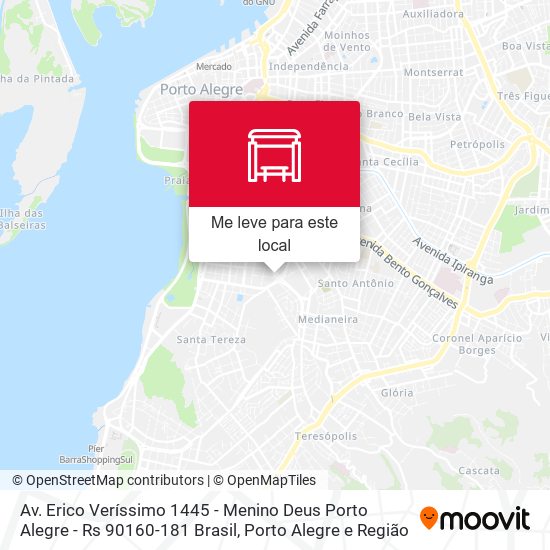 Av. Erico Veríssimo 1445 - Menino Deus Porto Alegre - Rs 90160-181 Brasil mapa