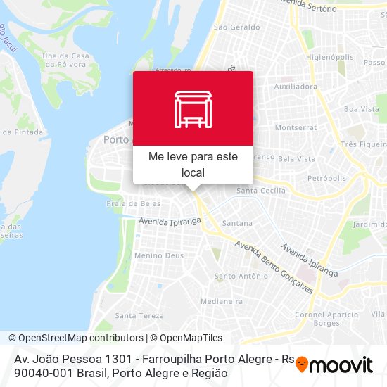 Av. João Pessoa 1301 - Farroupilha Porto Alegre - Rs 90040-001 Brasil mapa