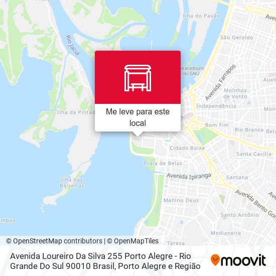 Avenida Loureiro Da Silva 255 Porto Alegre - Rio Grande Do Sul 90010 Brasil mapa