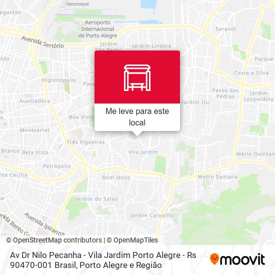 Av Dr Nilo Pecanha - Vila Jardim Porto Alegre - Rs 90470-001 Brasil mapa