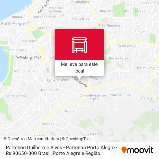 Partenon Guilherme Alves - Partenon Porto Alegre - Rs 90650-000 Brasil mapa