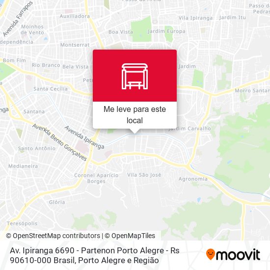 Av. Ipiranga 6690 - Partenon Porto Alegre - Rs 90610-000 Brasil mapa