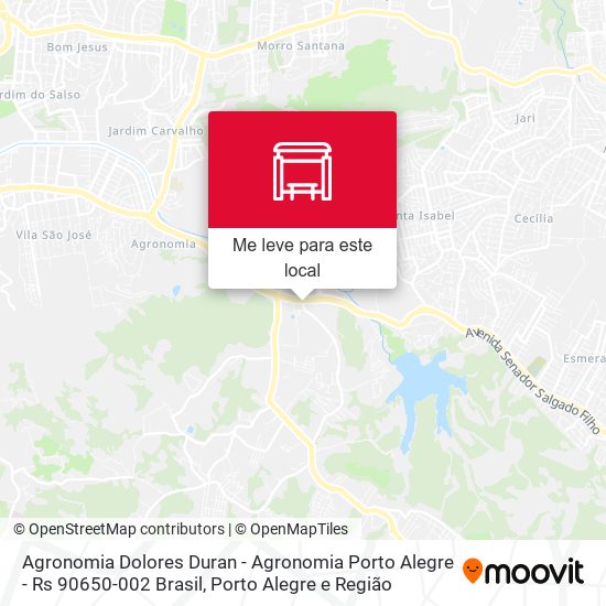 Agronomia Dolores Duran - Agronomia Porto Alegre - Rs 90650-002 Brasil mapa