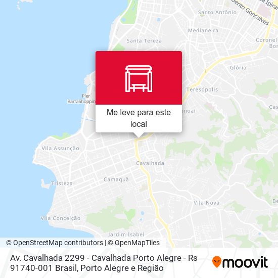 Av. Cavalhada 2299 - Cavalhada Porto Alegre - Rs 91740-001 Brasil mapa