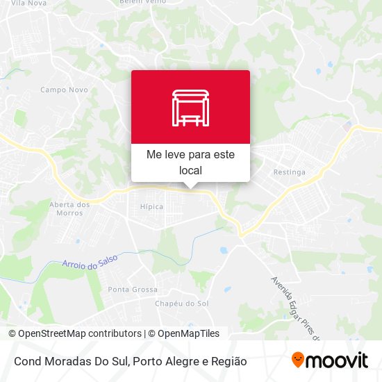 Cond Moradas Do Sul mapa