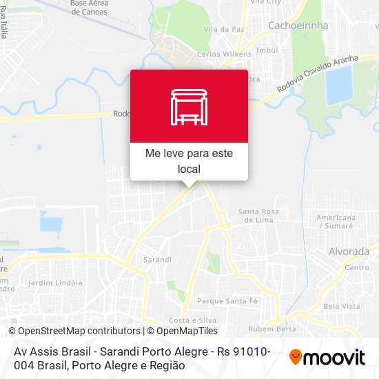 Av Assis Brasil - Sarandi Porto Alegre - Rs 91010-004 Brasil mapa