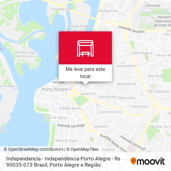 Independencia - Independência Porto Alegre - Rs 90035-073 Brasil mapa