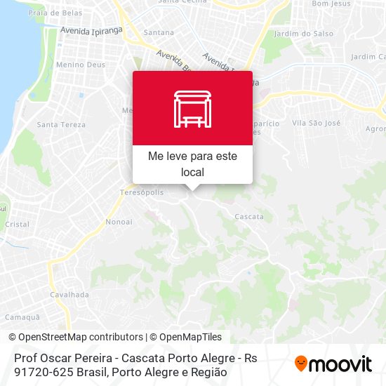 Prof Oscar Pereira - Cascata Porto Alegre - Rs 91720-625 Brasil mapa