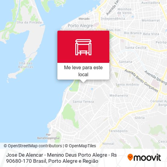 Jose De Alencar - Menino Deus Porto Alegre - Rs 90680-170 Brasil mapa