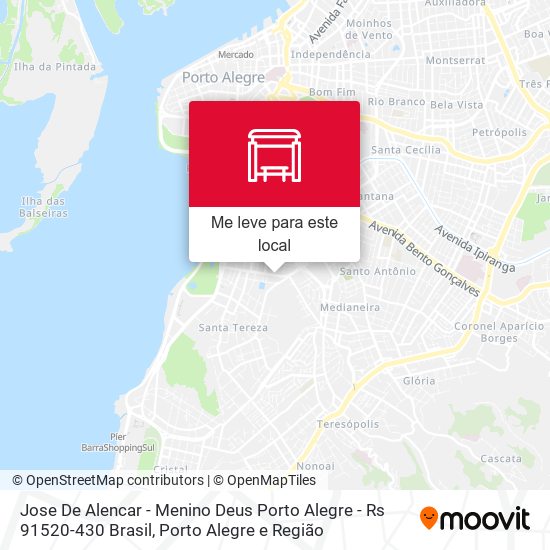 Jose De Alencar - Menino Deus Porto Alegre - Rs 91520-430 Brasil mapa