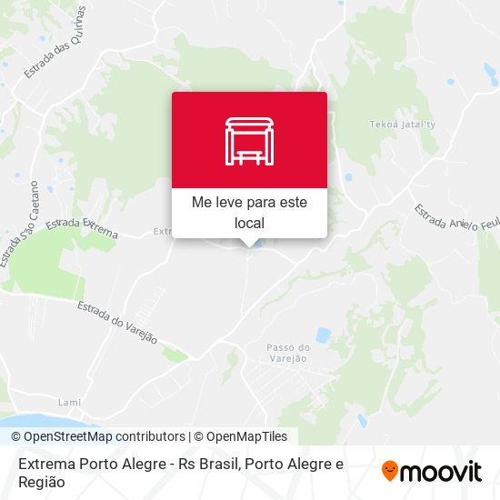 Extrema Porto Alegre - Rs Brasil mapa