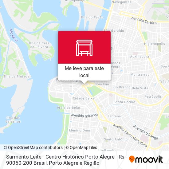 Sarmento Leite - Centro Histórico Porto Alegre - Rs 90050-200 Brasil mapa