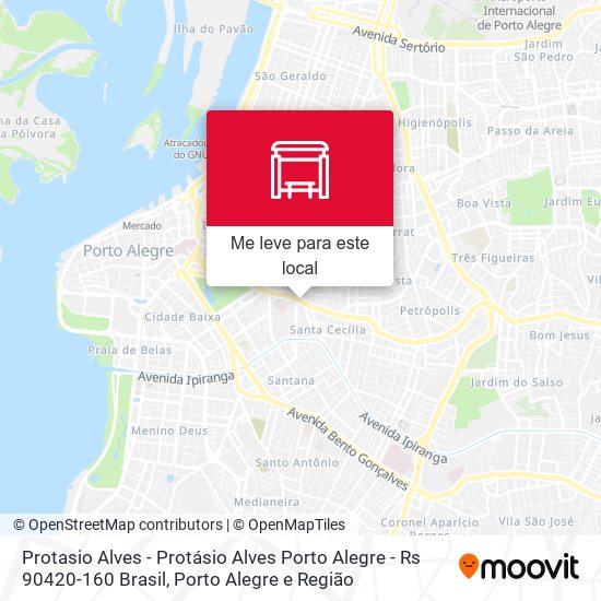 Protasio Alves - Protásio Alves Porto Alegre - Rs 90420-160 Brasil mapa