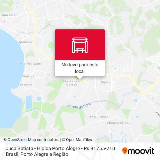 Juca Batista - Hipica Porto Alegre - Rs 91755-210 Brasil mapa