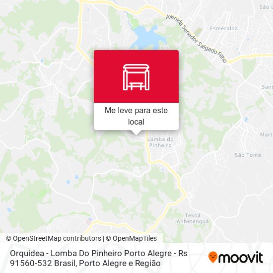 Orquidea - Lomba Do Pinheiro Porto Alegre - Rs 91560-532 Brasil mapa