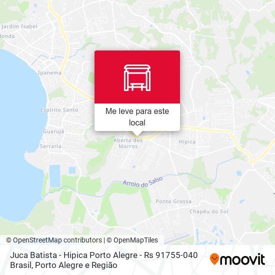 Juca Batista - Hipica Porto Alegre - Rs 91755-040 Brasil mapa