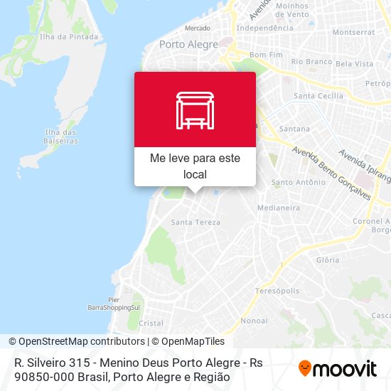 R. Silveiro 315 - Menino Deus Porto Alegre - Rs 90850-000 Brasil mapa