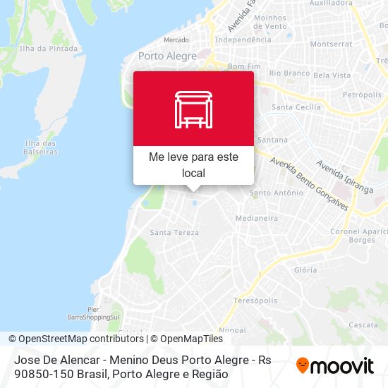 Jose De Alencar - Menino Deus Porto Alegre - Rs 90850-150 Brasil mapa
