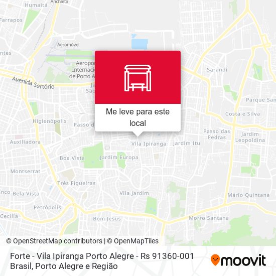 Forte - Vila Ipiranga Porto Alegre - Rs 91360-001 Brasil mapa