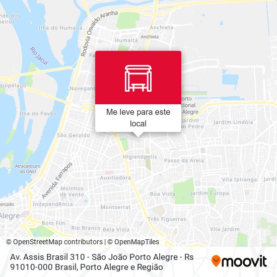 Av. Assis Brasil 310 - São João Porto Alegre - Rs 91010-000 Brasil mapa