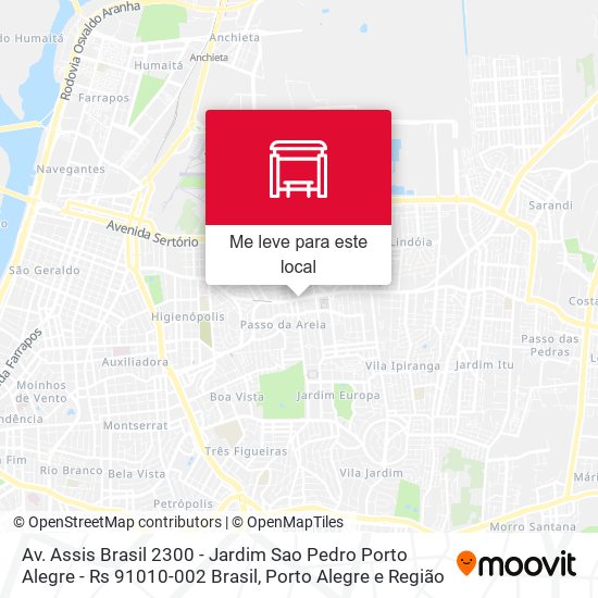 Av. Assis Brasil 2300 - Jardim Sao Pedro Porto Alegre - Rs 91010-002 Brasil mapa