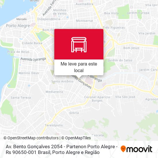 Av. Bento Gonçalves 2054 - Partenon Porto Alegre - Rs 90650-001 Brasil mapa