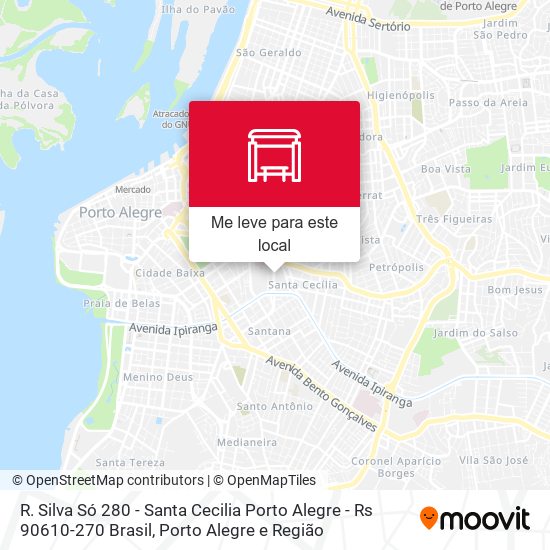 R. Silva Só 280 - Santa Cecilia Porto Alegre - Rs 90610-270 Brasil mapa