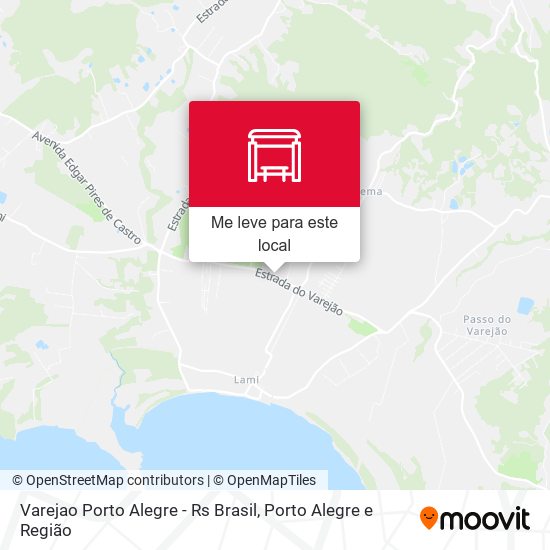 Varejao Porto Alegre - Rs Brasil mapa