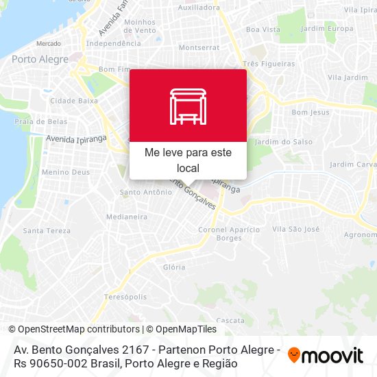 Av. Bento Gonçalves 2167 - Partenon Porto Alegre - Rs 90650-002 Brasil mapa