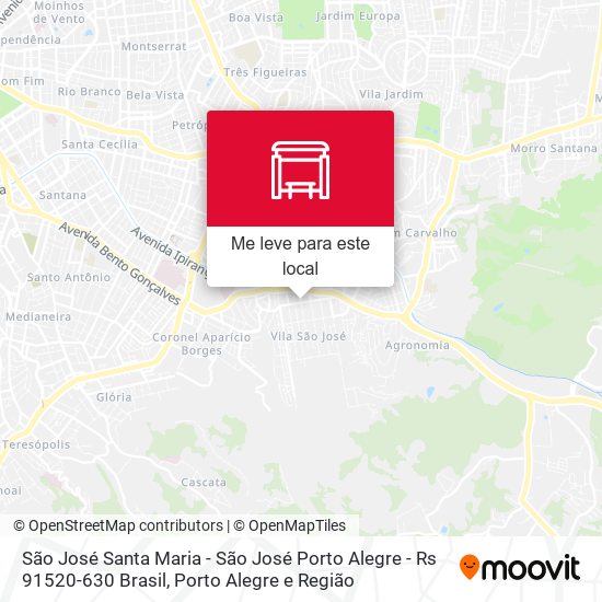 São José Santa Maria - São José Porto Alegre - Rs 91520-630 Brasil mapa