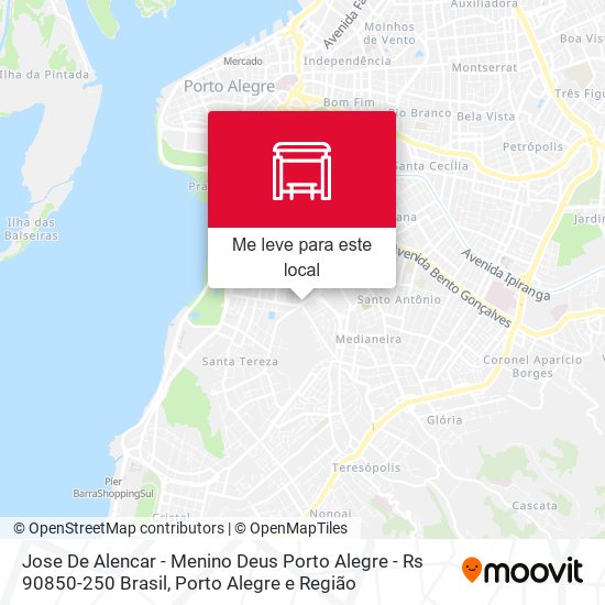 Jose De Alencar - Menino Deus Porto Alegre - Rs 90850-250 Brasil mapa