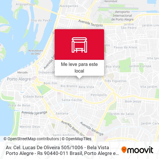 Av. Cel. Lucas De Oliveira 505 / 1006 - Bela Vista Porto Alegre - Rs 90440-011 Brasil mapa