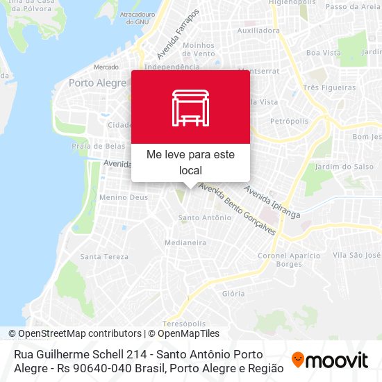 Rua Guilherme Schell 214 - Santo Antônio Porto Alegre - Rs 90640-040 Brasil mapa
