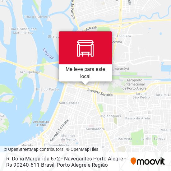 R. Dona Margarida 672 - Navegantes Porto Alegre - Rs 90240-611 Brasil mapa