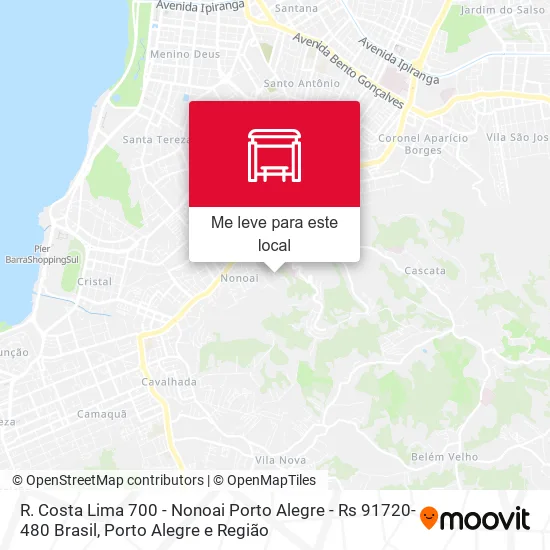 R. Costa Lima 700 - Nonoai Porto Alegre - Rs 91720-480 Brasil mapa