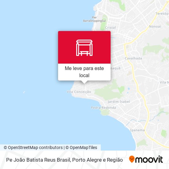 Pe João Batista Reus Brasil mapa